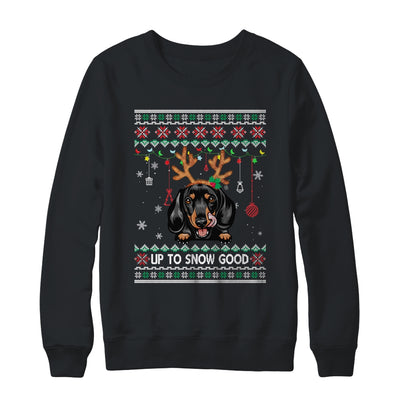 Dachshund Dog Reindeer Ugly Christmas Xmas T-Shirt & Sweatshirt | Teecentury.com