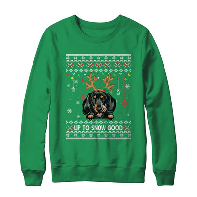 Dachshund Dog Reindeer Ugly Christmas Xmas T-Shirt & Sweatshirt | Teecentury.com