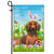 Dachshund Happy Easter Day Holiday Flag Funny Dog Dog Wear Bunny Ears Headband Cute for Home Decor | teecentury