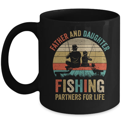 Dad And Daughter Fishing Partners For Life Fisherman Mug | teecentury