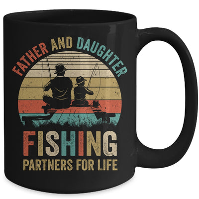 Dad And Daughter Fishing Partners For Life Fisherman Mug | teecentury