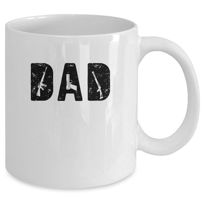 Dad And Guns Collection Vintage Father's Day Mug Coffee Mug | Teecentury.com