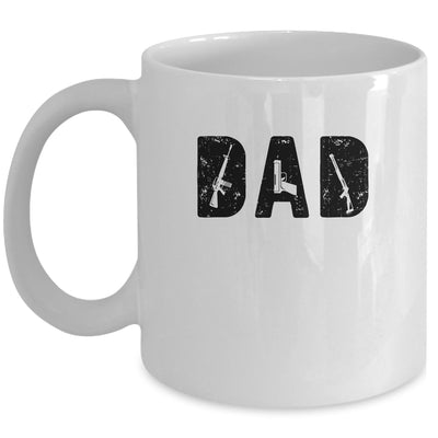 Dad And Guns Collection Vintage Father's Day Mug Coffee Mug | Teecentury.com