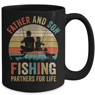 Dad And Son Fishing Partners For Life Fisherman Mug | teecentury
