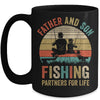 Dad And Son Fishing Partners For Life Fisherman Mug | teecentury
