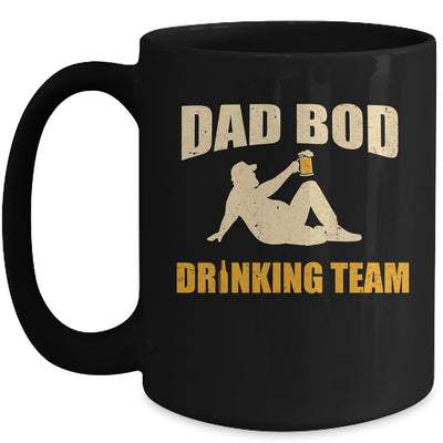 Dad Bod Drinking Team Father Beer Drinker Retro Vintage Mug Coffee Mug | Teecentury.com