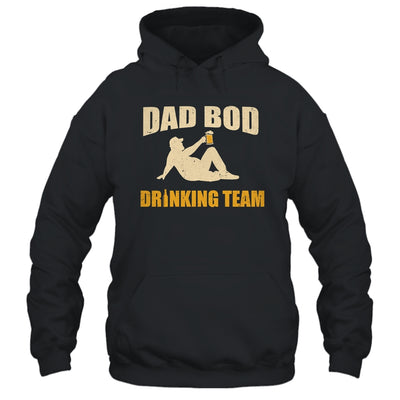 Dad Bod Drinking Team Father Beer Drinker Retro Vintage T-Shirt & Hoodie | Teecentury.com
