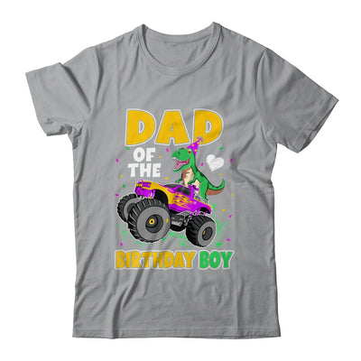 Dad Of The Birthday Boy Dinosaur Monster Truck Birthday Shirt & Hoodie | teecentury