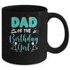 Dad Of The Birthday Girl Family Donut Birthday Mug | teecentury