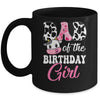 Dad Of The Birthday Girl Farm Cow 1st Birthday Girl Mug | teecentury