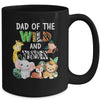 Dad Of The Wild And Three Zoo Theme Birthday Safari Mug | teecentury