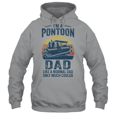 Dad Pontoon Captain Funny Boating Boat Lake Fathers Day T-Shirt & Hoodie | Teecentury.com