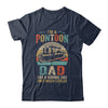 Dad Pontoon Captain Funny Lake Boat Boating Lake Fathers Day T-Shirt & Hoodie | Teecentury.com