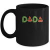 Dada Watermelon Funny Summer Fruit Dad Father's Day Mug Coffee Mug | Teecentury.com