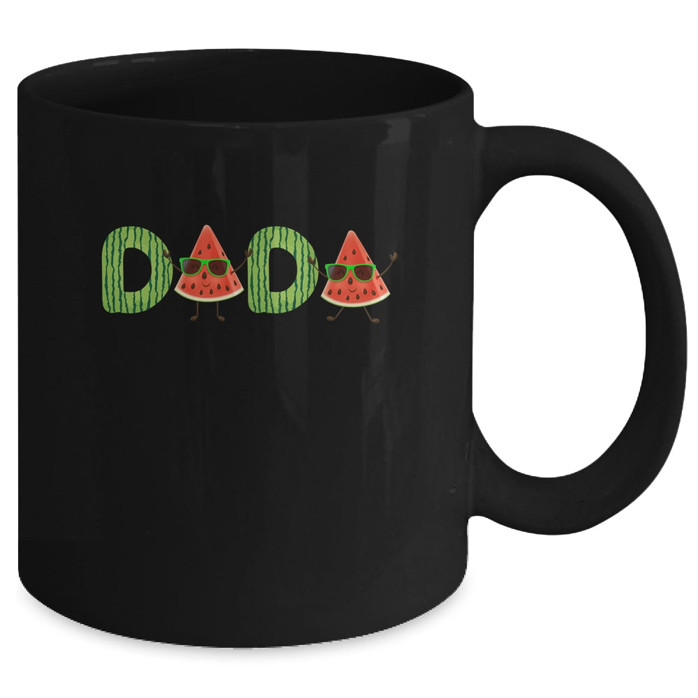 Dada Watermelon Funny Summer Fruit Dad Father's Day Mug Coffee Mug | Teecentury.com