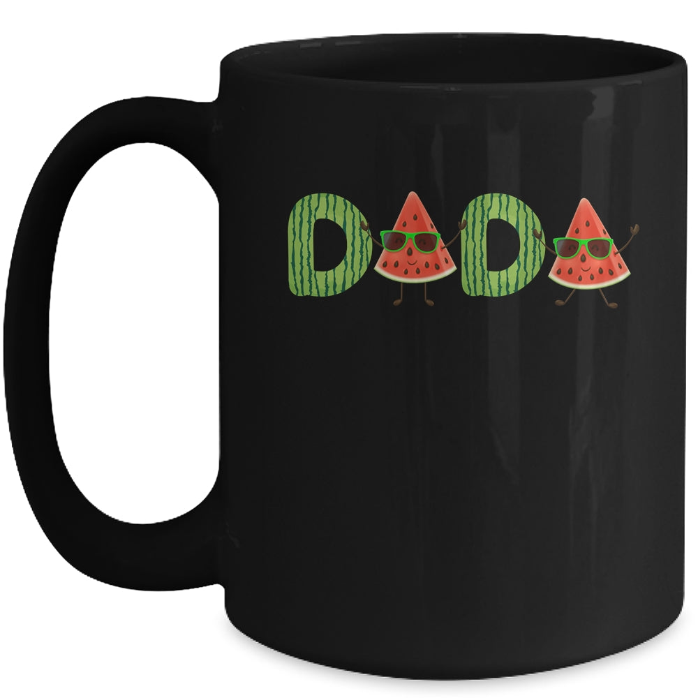 Dada Watermelon Funny Summer Fruit Dad Father's Day Mug Coffee Mug | Teecentury.com