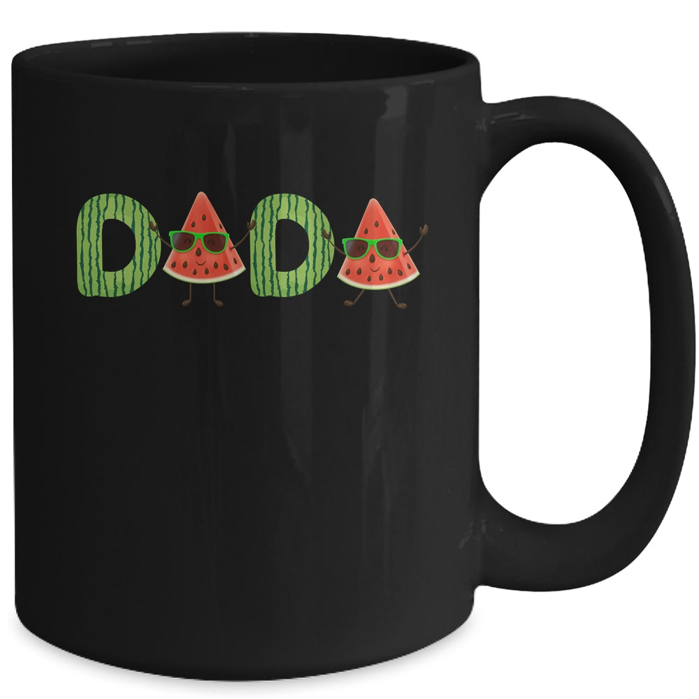 Dada Watermelon Funny Summer Fruit Dad Father's Day Mug Coffee Mug | Teecentury.com