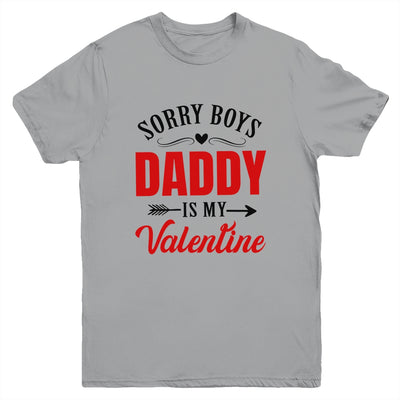 Daddy Is My Valentine Dad Love Heart Girl Funny Youth Shirt | teecentury