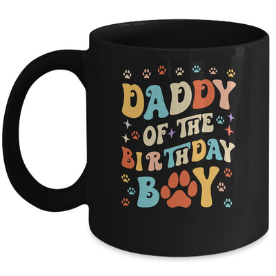 Daddy Of The Birthday Boy Dog Paw Birthday Party Celebration Mug | teecentury