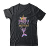 Daddy Of The Birthday Girl Unicorn Mermaid Birthday Gift T-Shirt & Hoodie | Teecentury.com