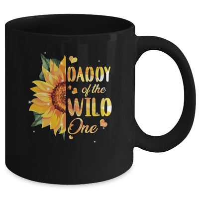 Daddy Of The Wild One 1st Birthday Sunflower Mug Coffee Mug | Teecentury.com