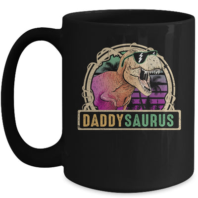 Daddy Saurus Daddysaurus T Rex Dinosaur Family Matching Mug Coffee Mug | Teecentury.com