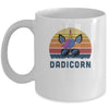 Dadicorn Funny Unicorn Dad And Baby Fathers Day Mug Coffee Mug | Teecentury.com