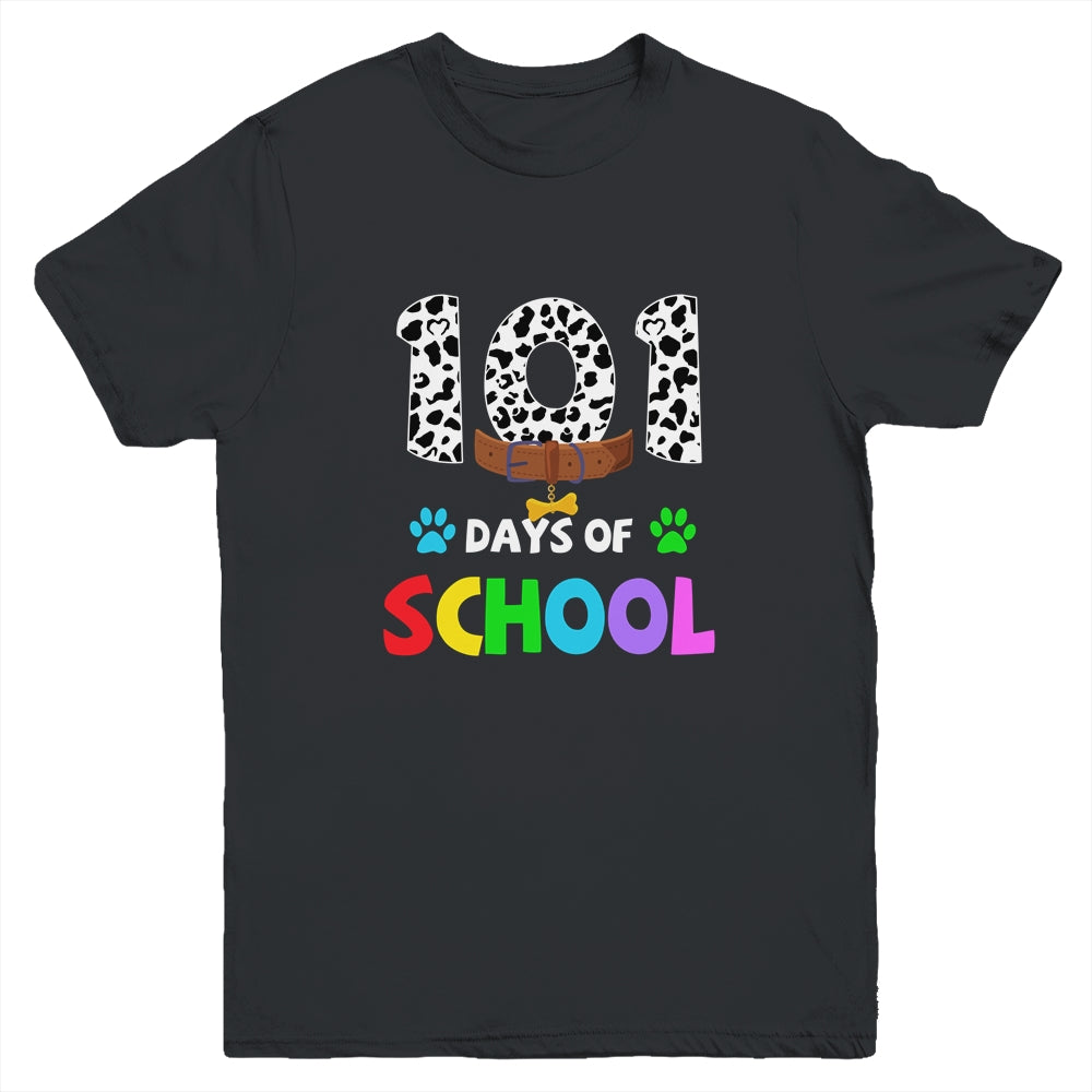 Dalmation Dog 101 Days Of School Teachers Kids Gift Youth Youth Shirt | Teecentury.com