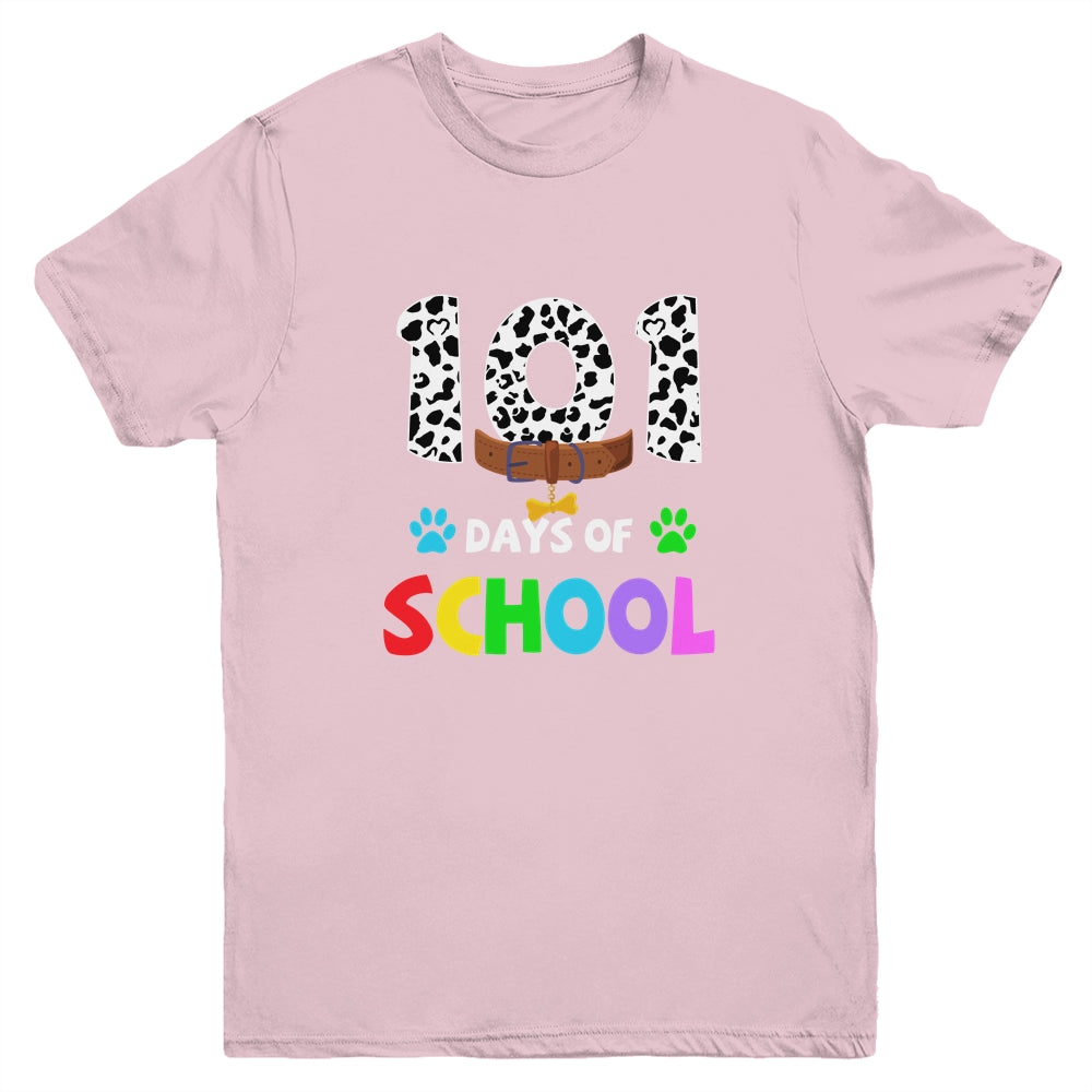 Dalmation Dog 101 Days Of School Teachers Kids Gift Youth Youth Shirt | Teecentury.com