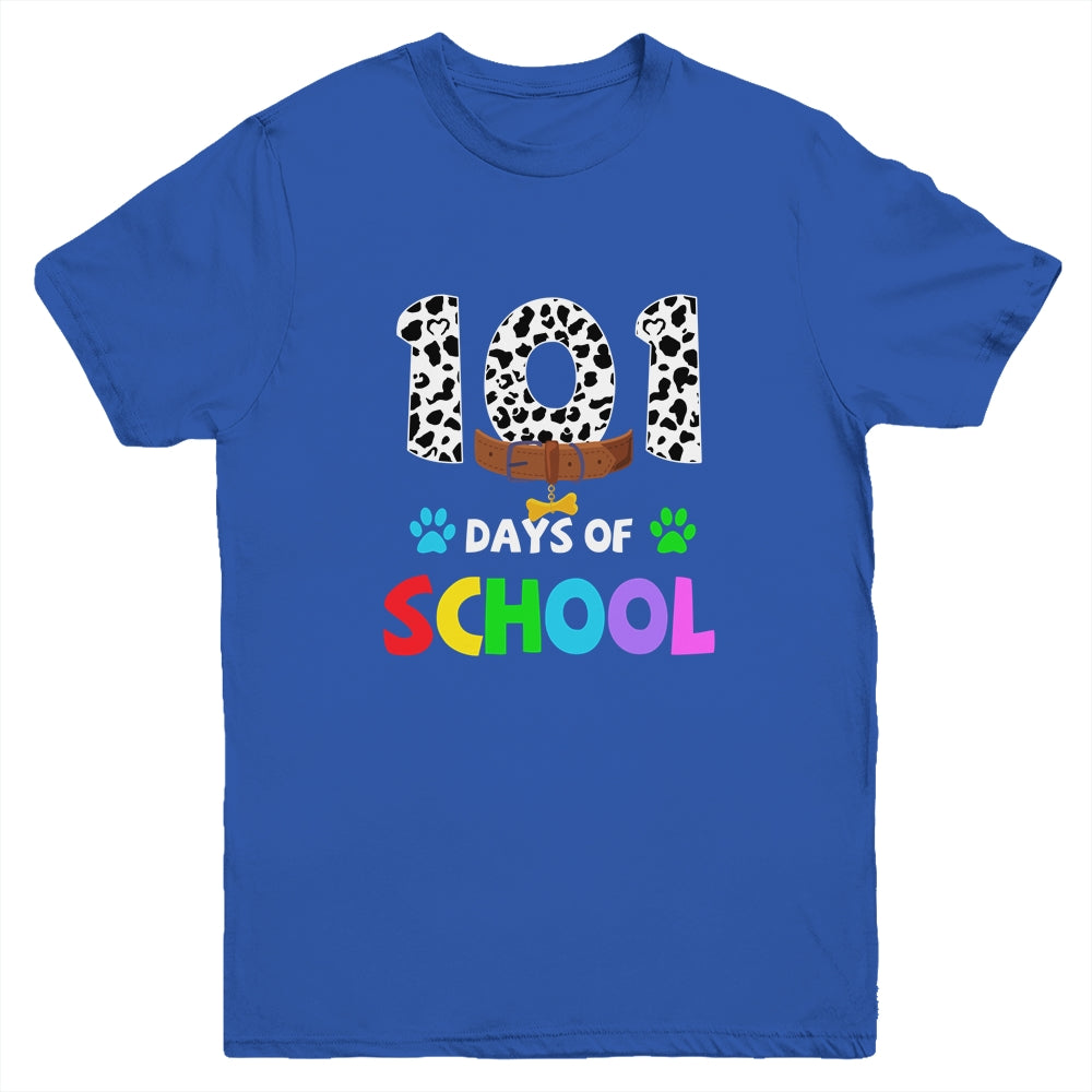 Dalmation Dog 101 Days Of School Teachers Kids Gift Youth Youth Shirt | Teecentury.com