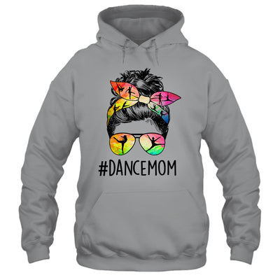 Dance Mom Messy Bun Hair Funny Mothers Day Shirt & Tank Top | teecentury