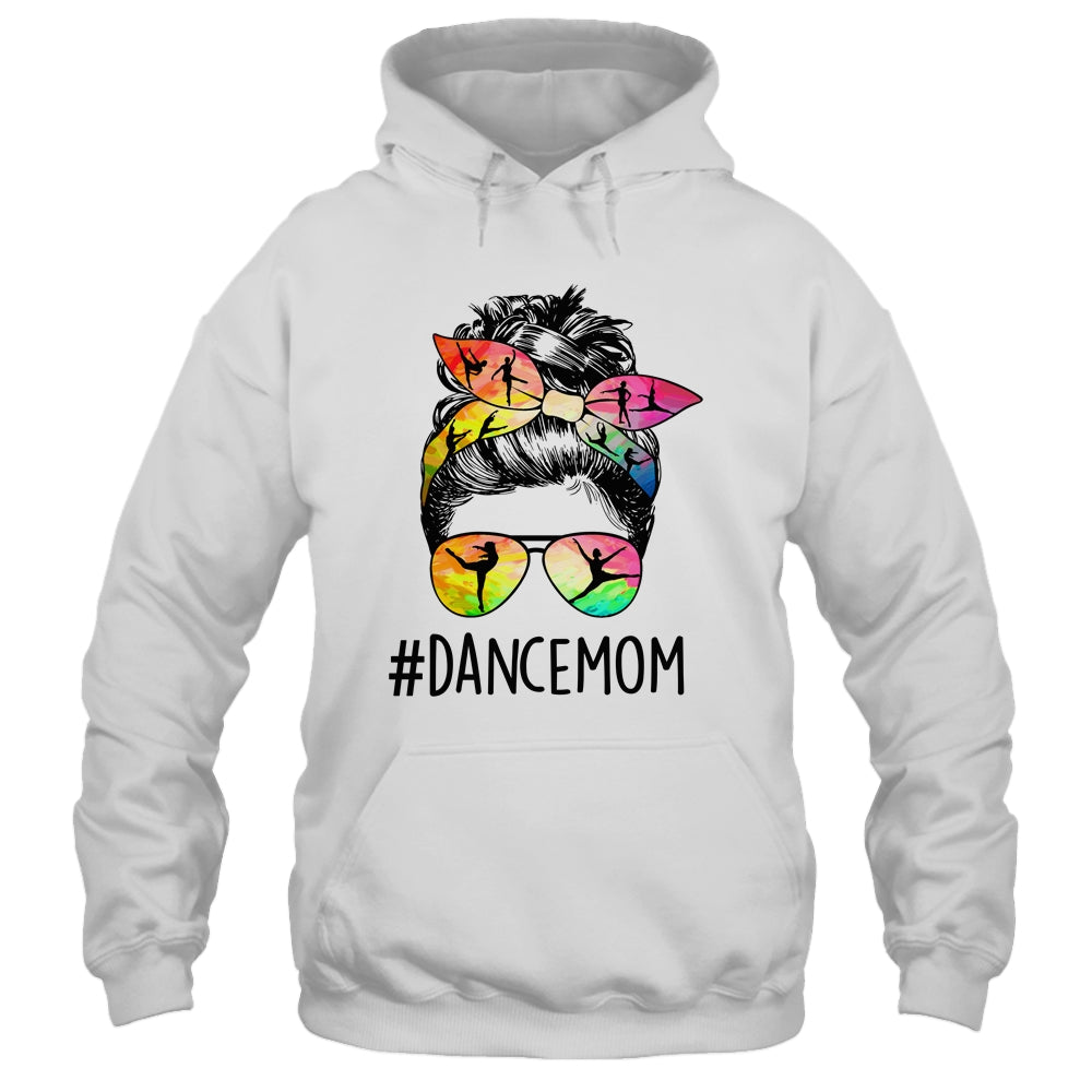 Dance Mom Messy Bun Hair Funny Mothers Day Shirt & Tank Top | teecentury