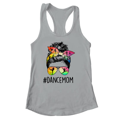 Dance Mom Messy Bun Hair Funny Mothers Day Shirt & Tank Top | teecentury