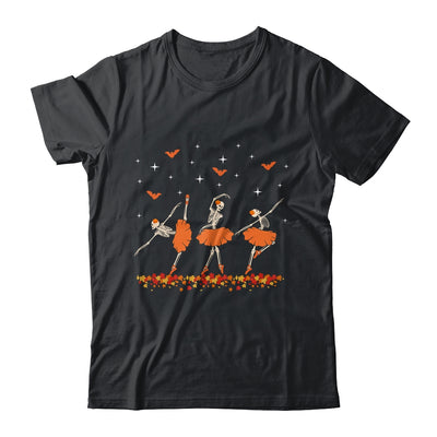 Dancing Skeleton Ballerina Ballet Dance Halloween Women Girl Shirt & Hoodie | teecentury