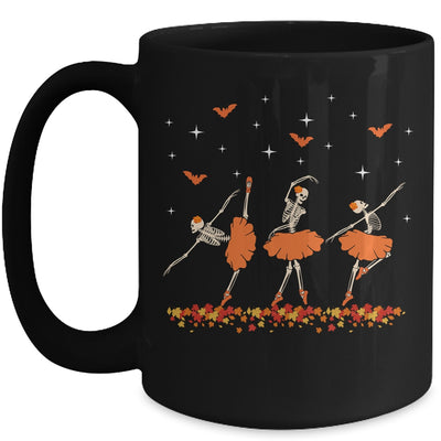 Dancing Skeleton Ballerina Ballet Dance Halloween Women Girl Mug | teecentury