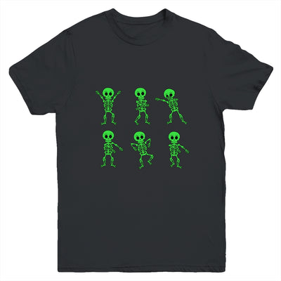 Dancing Skeletons Dance Challenge Boys Girl Kids Halloween Youth Youth Shirt | Teecentury.com