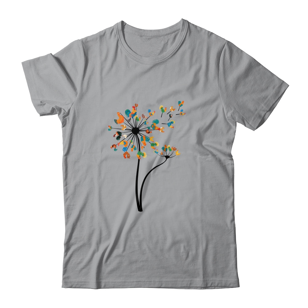 Dandelion Chicken Flower Floral Chickens Tree Lover T-Shirt & Hoodie | Teecentury.com