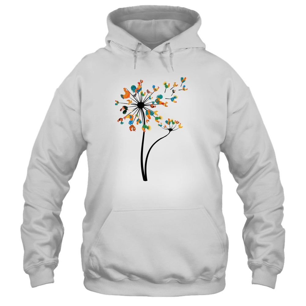 Dandelion Chicken Flower Floral Chickens Tree Lover T-Shirt & Hoodie | Teecentury.com