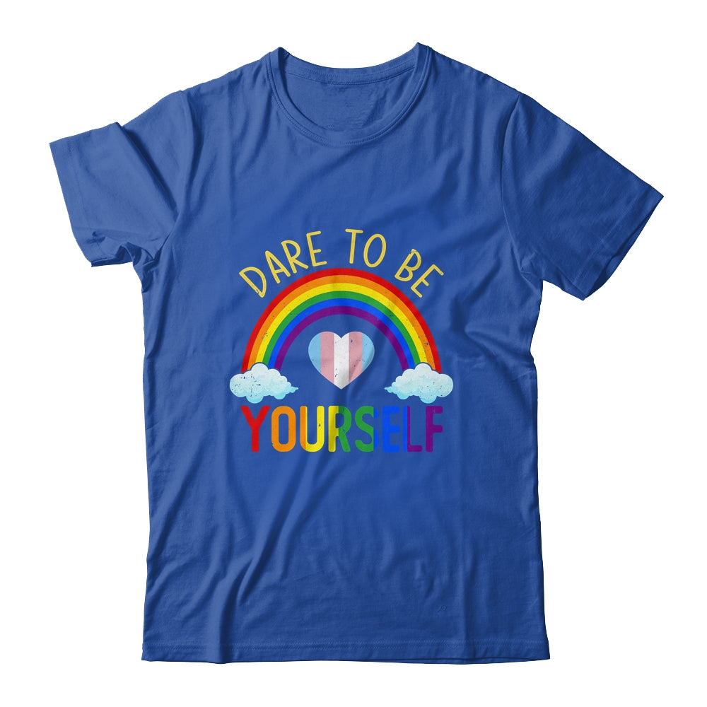 Dare To Be Yourself LGBT Pride Transgender Equality Lesbian T-Shirt & Tank Top | Teecentury.com
