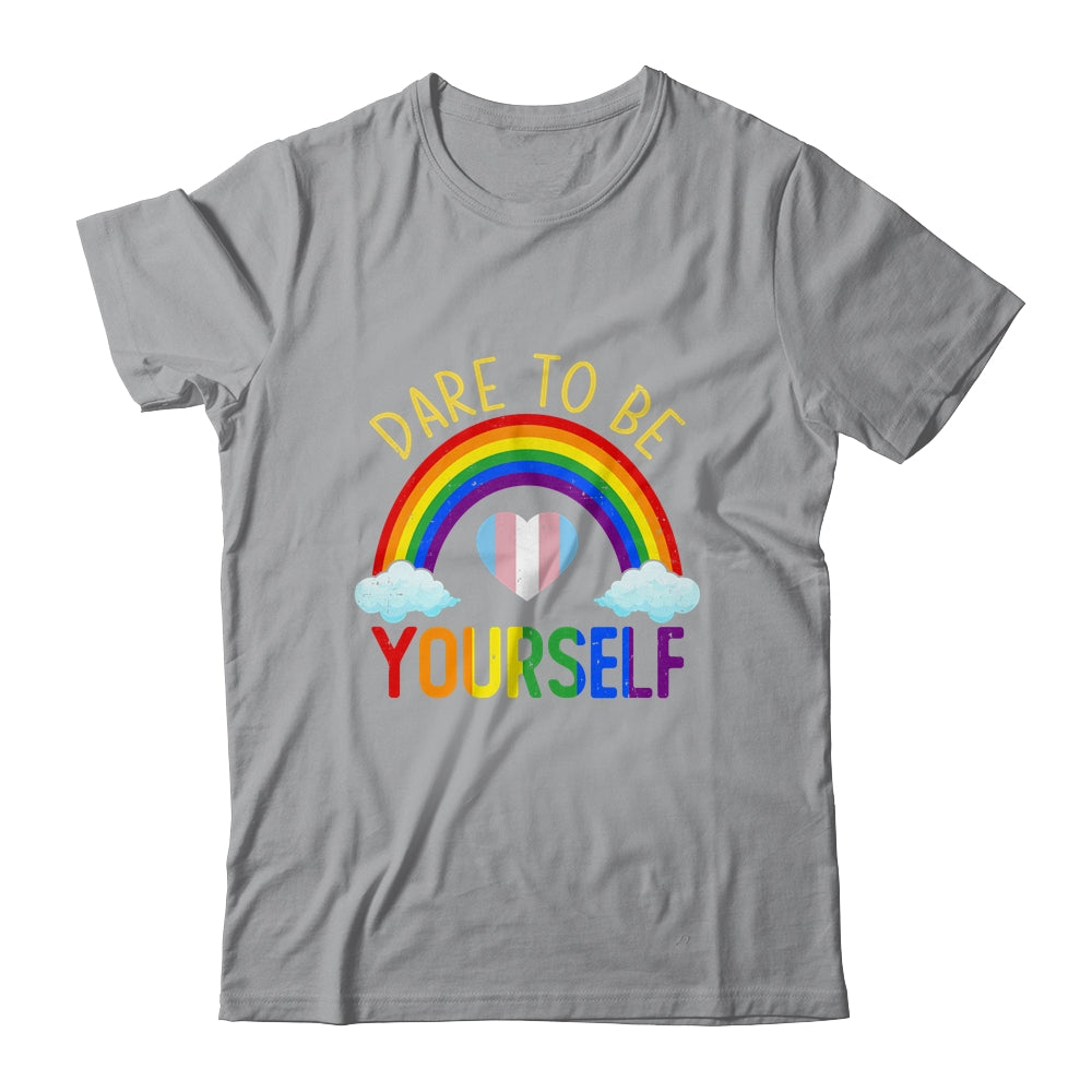 Dare To Be Yourself LGBT Pride Transgender Equality Lesbian T-Shirt & Tank Top | Teecentury.com