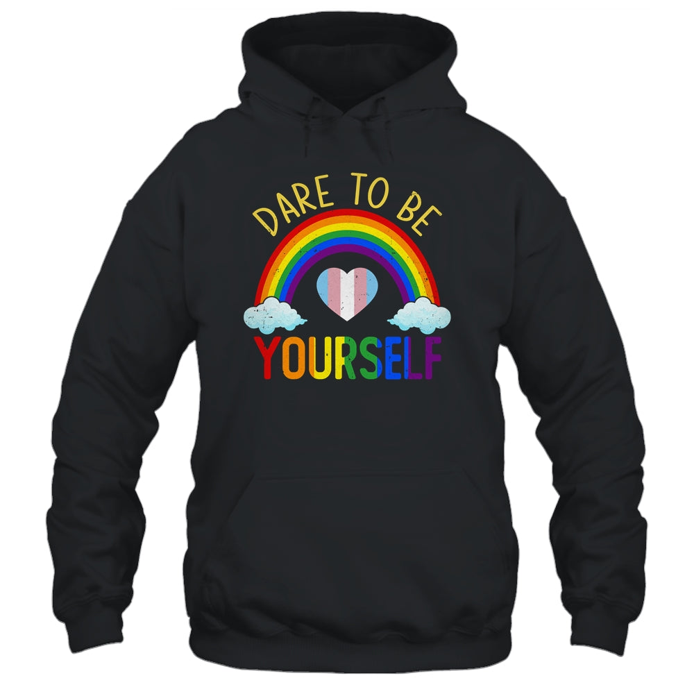 Dare To Be Yourself LGBT Pride Transgender Equality Lesbian T-Shirt & Tank Top | Teecentury.com