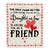 Daughter in Law Friend Blanket from Dad Mom The Only Thing Better Than Having You As A Friend Fleece Blanket Blanket | Teecentury.com