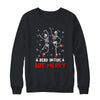 Dead Inside But Merry Funny Dancing Skeleton Christmas Nurse T-Shirt & Sweatshirt | Teecentury.com