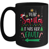 Dear Santa It Was Her Fault Her And His Couple Christmas Mug Coffee Mug | Teecentury.com