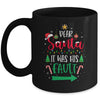 Dear Santa It Was His Fault Her And His Couple Christmas Mug Coffee Mug | Teecentury.com