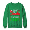 Dear Santa It Was Papas Idea Funny Christmas Santa Naughty Shirt & Sweatshirt | teecentury