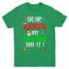 Dear Santa My Brother Did It For Matching Christmas Groovy Youth Shirt | teecentury