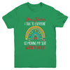 Dear Teacher I Talk To Everyone Moving Seat Wont Help Funny Youth Shirt | teecentury