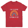 Dear Teacher I Talk To Everyone Moving Seat Wont Help Funny Youth Shirt | teecentury