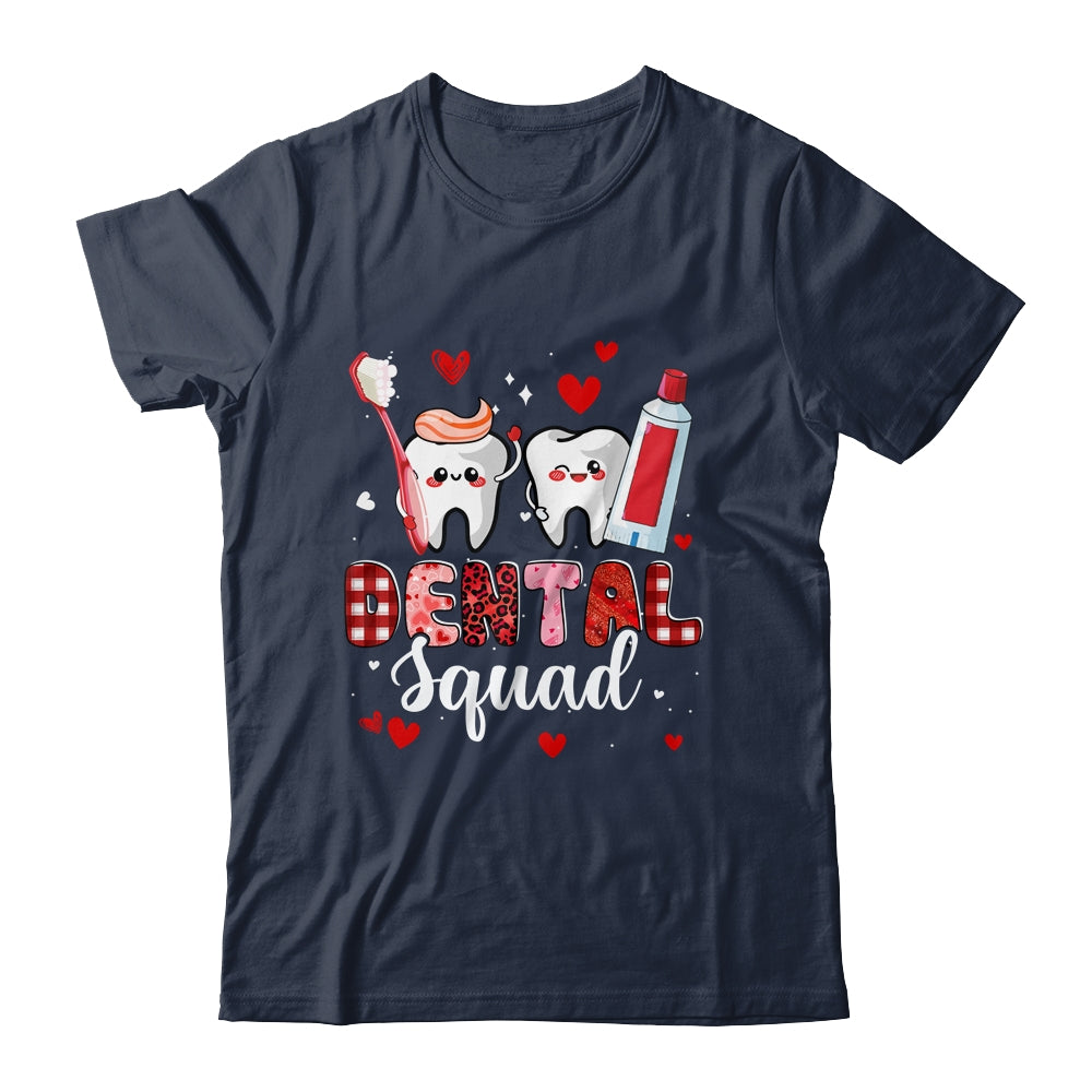 Dental Squad Dental Assistant Dentist Happy Valentine's Day Shirt & Tank Top | teecentury